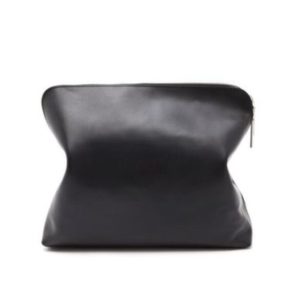 NWT 3.1 Phillip Lim 31 Cosmetic Pouch Bag iPad Luxury Travel Work Clutch Black - Picture 1 of 7